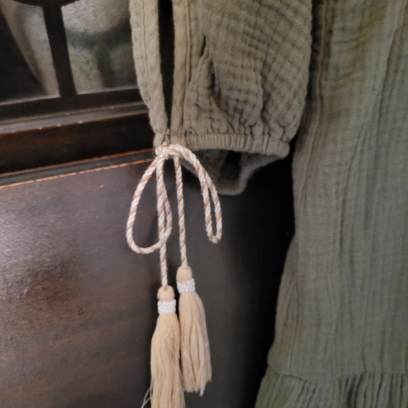 Saturday Sunday Anthropolgie tiered gauzy mini dress - S. Y84 - Picture 3 of 8